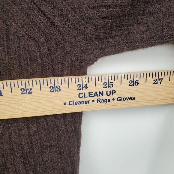 Facade Pattern Tasmania Wool Cashmere Sweater Medium/Large Womens NWT Brown - Picture 11 of 15